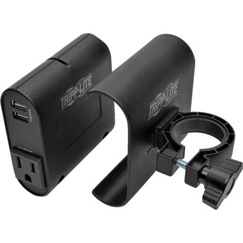Tripp Lite By Eaton AC/USB Charging Clip For Display Mounts W/ 2 USB Ports & 2 5 15R Alternate-Image1/500