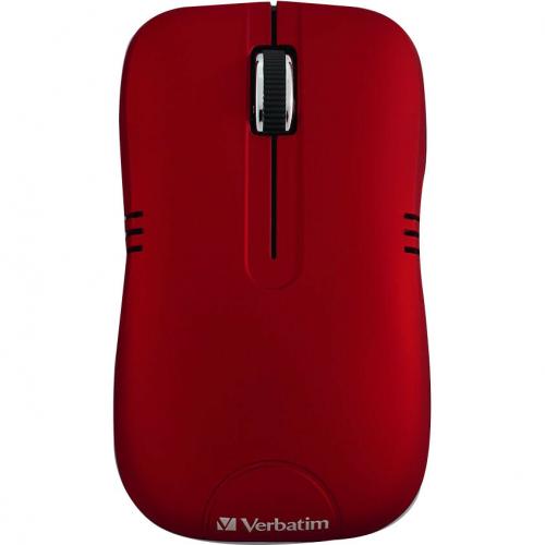 Verbatim Wireless Notebook Optical Mouse, Commuter Series   Matte Red Alternate-Image1/500
