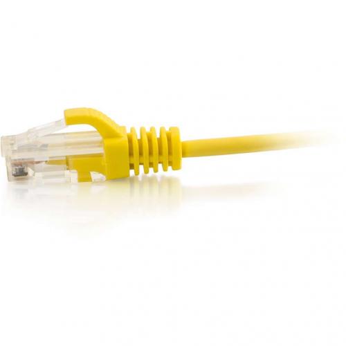 C2G 3ft Cat6 Ethernet Cable   Slim   Snagless Unshielded (UTP)   Yellow Alternate-Image1/500