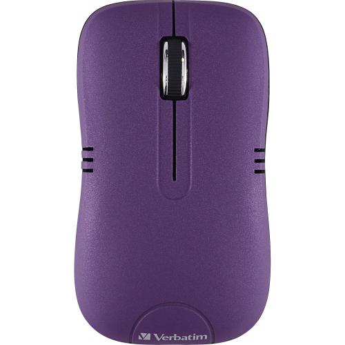 Verbatim Wireless Notebook Optical Mouse, Commuter Series   Matte Purple Alternate-Image1/500