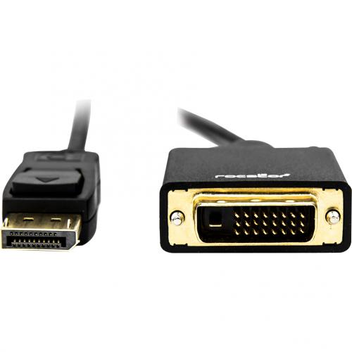 Rocstor Premium 6 Ft DisplayPort 1.2v To DVI Cable M/M Alternate-Image1/500