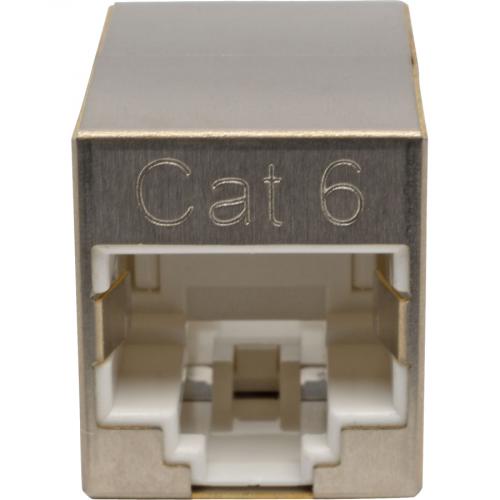 Tripp Lite By Eaton Cat6 Straight Through Modular Shielded Compact In Line Coupler (RJ45 F/F), TAA Alternate-Image1/500