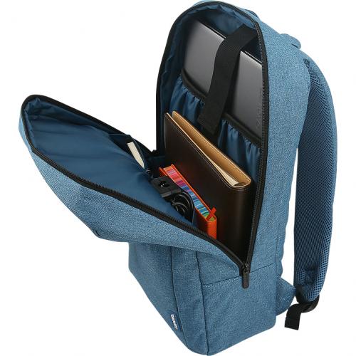 Lenovo 15.6" Laptop Backpack B210 (Blue)   Casual And Stylish Design   High Quality, Durable And Water Repellant Fabric   Large Storage Capacity Alternate-Image1/500