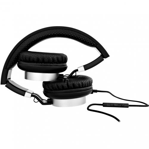 V7 Lightweight On Ear Headphones   Black/Silver Alternate-Image1/500