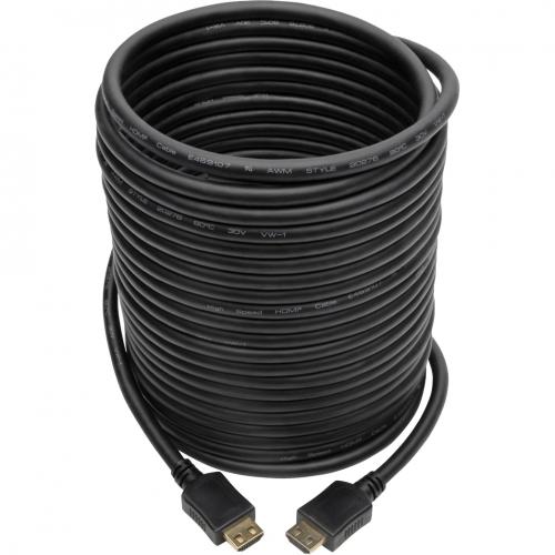Eaton Tripp Lite Series High Speed HDMI Cable, Gripping Connectors (M/M), Black, 30 Ft. (9.14 M) Alternate-Image1/500