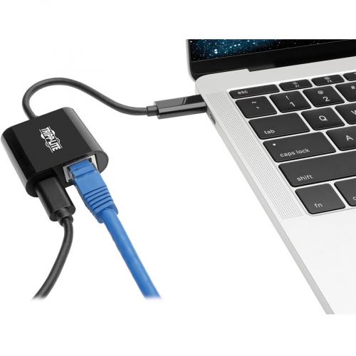 Tripp Lite By Eaton USB C To Gigabit Ethernet Adapter USB Type C To Gbe PD Charging, USB Type C, USB C, USB Type C Alternate-Image1/500