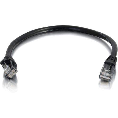 C2G 14ft Cat6 Ethernet Cable   Snagless Unshielded (UTP)   Black Alternate-Image1/500
