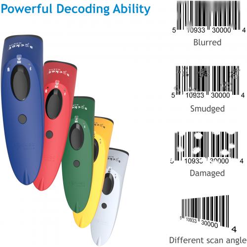 SocketScan&reg; S730, 1D Laser Barcode Scanner, Blue, Blue Alternate-Image1/500
