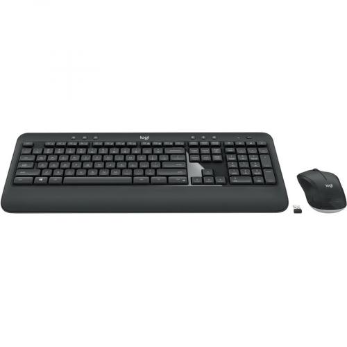 Logitech MK540 Advanced Wireless Keyboard And Mouse Combo For Windows, 2.4 GHz Unifying USB Receiver, Multimedia Hotkeys, 3 Year Battery Life, For PC, Laptop Alternate-Image1/500