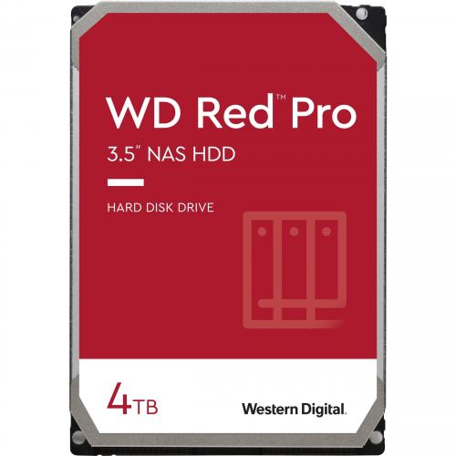 Western Digital Red Pro WD4003FFBX 4 TB Hard Drive   3.5" Internal   SATA (SATA/600)   Conventional Magnetic Recording (CMR) Method Alternate-Image1/500