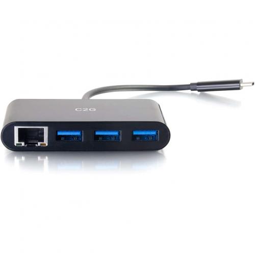 C2G USB C Hub With Ethernet   3 Port USB Hub Alternate-Image1/500
