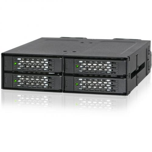 Icy Dock ToughArmor MB699VP-B Drive Enclosure for 5.25 - Mini-SAS HD –  Network Hardwares