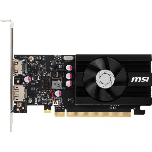 MSI NVIDIA GeForce GT 1030 Graphic Card   2 GB DDR4 SDRAM   Low Profile Alternate-Image1/500