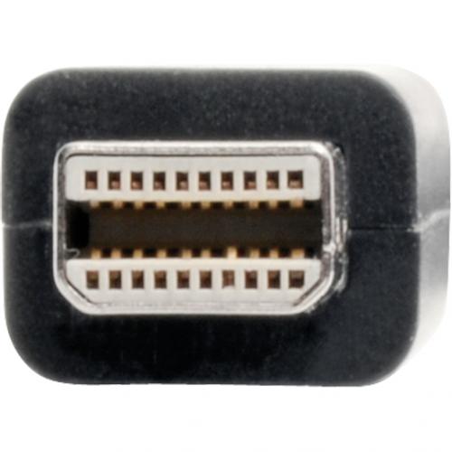 Tripp Lite By Eaton Keyspan Mini DisplayPort To DVI Adapter, Video Converter For Mac/PC, Black (M/F), 6 In. (15.24 Cm) Alternate-Image1/500