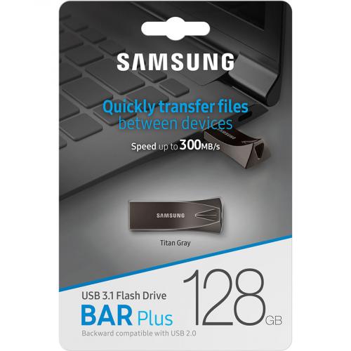 Samsung USB 3.1 Flash Drive Bar Plus 128GB Titan Gray Alternate-Image1/500