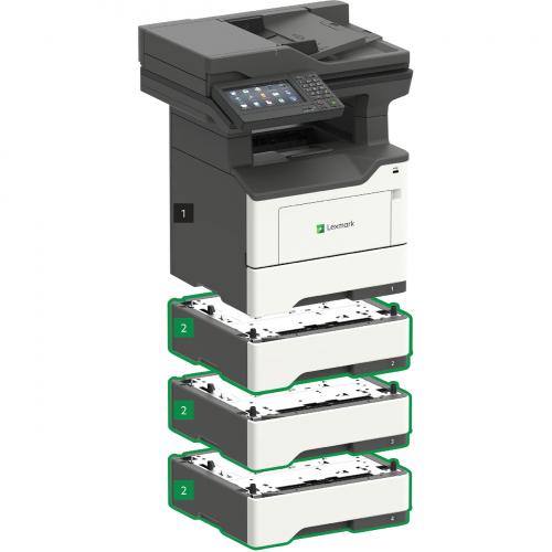 Lexmark MX622ade Laser Multifunction Printer   Monochrome Alternate-Image1/500