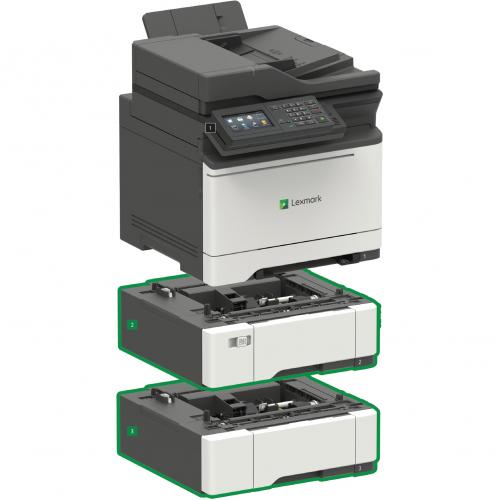 Lexmark CX522ade Laser Multifunction Printer   Color Alternate-Image1/500