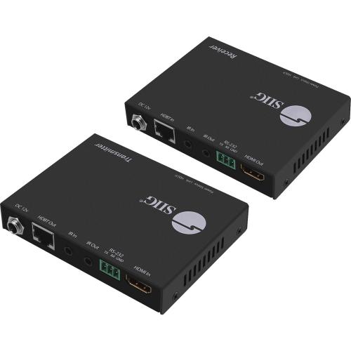 SIIG 4K HDMI HDBaseT Extender Over Single Cat5e/6 With RS 232, IR & PoC   100m Alternate-Image1/500