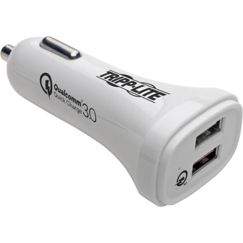 Tripp Lite By Eaton Dual Port USB Car Charger, Quick Charge   Dual USB A 3.0, UL 2089 Certified Alternate-Image1/500