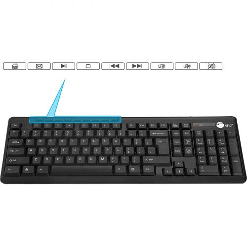 SIIG Wireless Extra Duo Keyboard & Mouse Alternate-Image1/500