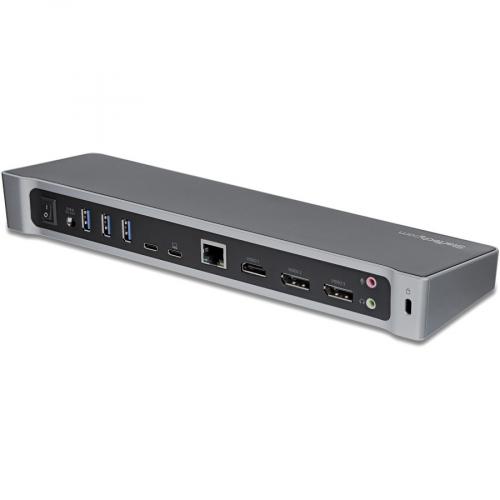 StarTech.com USB C Dock   4K Triple Monitor USB Type C Docking Station With Dual DisplayPort & HDMI   100W Power Delivery   5x USB 3.0 Hub Alternate-Image1/500