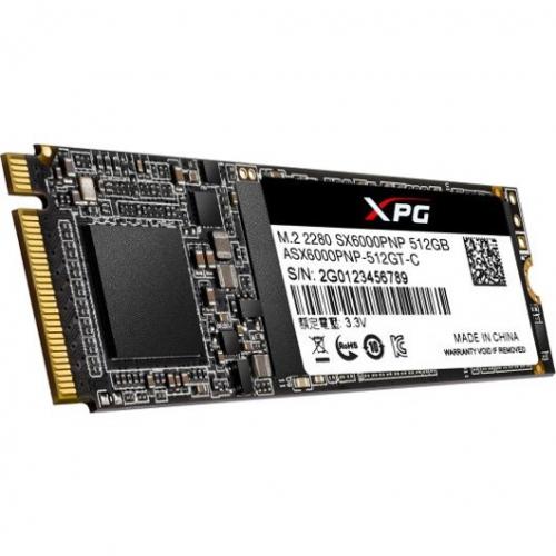 XPG SX6000 Pro ASX6000PNP 512GT C 512 GB Solid State Drive   M.2 2280 Internal   PCI Express (PCI Express 3.0 X4) Alternate-Image1/500