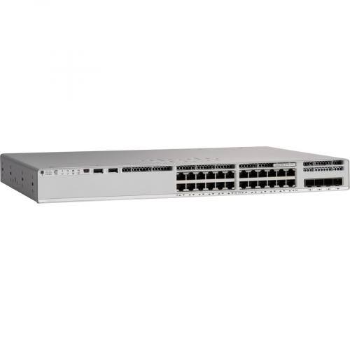 Cisco Catalyst C9200L 24P 4G Ethernet Switch Alternate-Image1/500