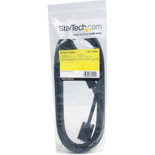 StarTech.com 10ft Coax High Res Monitor VGA Cable HD15 M/M Alternate-Image1/500