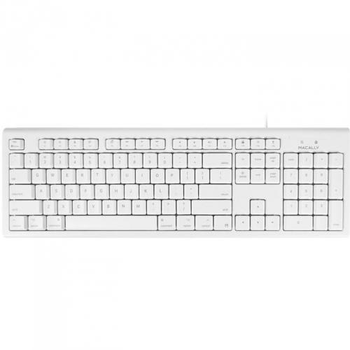 Macally Full Size USB Keyboard And Optical USB Mouse Combo For Mac Alternate-Image1/500