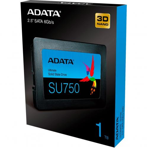 Adata Ultimate SU750 ASU750SS 512GT C 512 GB Solid State Drive   2.5" Internal   SATA (SATA/600)   Black Alternate-Image1/500
