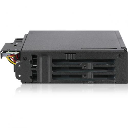Icy Dock ToughArmor MB606SPO B Drive Enclosure For 5.25"   Serial ATA/600 Host Interface Internal   Black Alternate-Image1/500