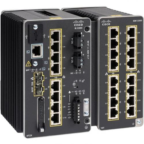 Cisco Catalyst IE 3300 8P2S Rugged Switch Alternate-Image1/500
