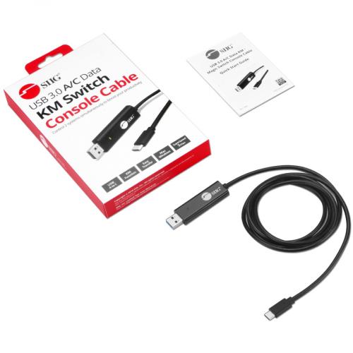 SIIG USB 3.0 A/C Data KM Magic Switch Console Cable Alternate-Image1/500