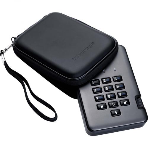IStorage DiskAshur PRO2 HDD 4 TB | Secure Hard Drive | FIPS Level 3 Certified | Password Protected | Dust/Water Resistant. IS DAP2 256 4000 C X Alternate Image1/500