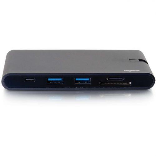 C2G USB C Dock With HDMI, VGA, Ethernet, USB, SD & Power Delivery Up To 100W Alternate-Image1/500