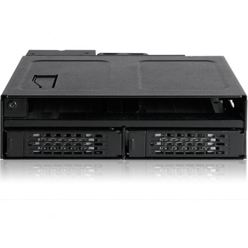 Icy Dock ToughArmor MB602SPO B Drive Enclosure For 5.25"   Serial ATA/300 Host Interface Internal   Black Alternate-Image1/500