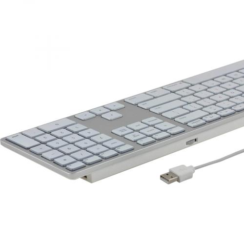 Matias RGB Backlit Wired Aluminum Keyboard For Mac   Silver Alternate-Image1/500