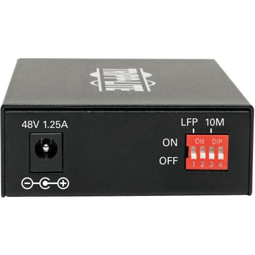 Eaton Tripp Lite Series Gigabit SFP Fiber To Ethernet Media Converter, POE+   10/100/1000 Mbps Alternate-Image1/500