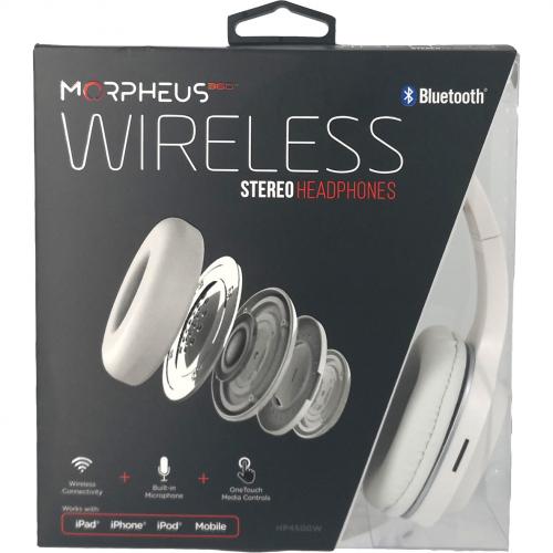 Morpheus 360 Tremors Wireless On Ear Headphones   Bluetooth 5.0 Headset With Microphone   HP4500W Alternate-Image1/500