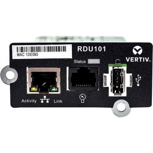 Vertiv Liebert IntelliSlot RDU101   Network Card | Remote Monitoring Alternate-Image1/500