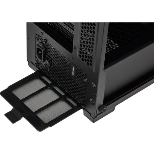 Corsair ICUE 220T RGB Airflow Tempered Glass Mid Tower Smart Case   Black Alternate-Image1/500