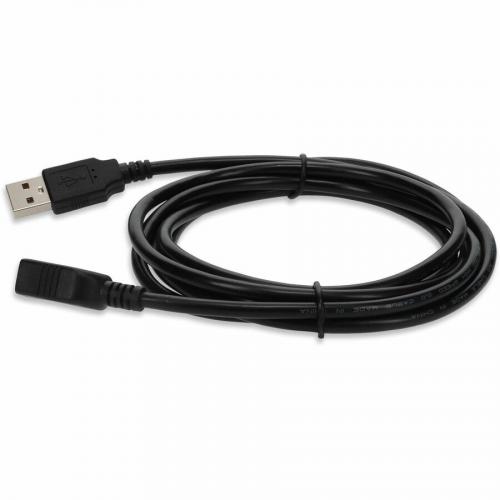 AddOn 30ft USB 2.0 (A) Male To Female Black Cable Alternate-Image1/500