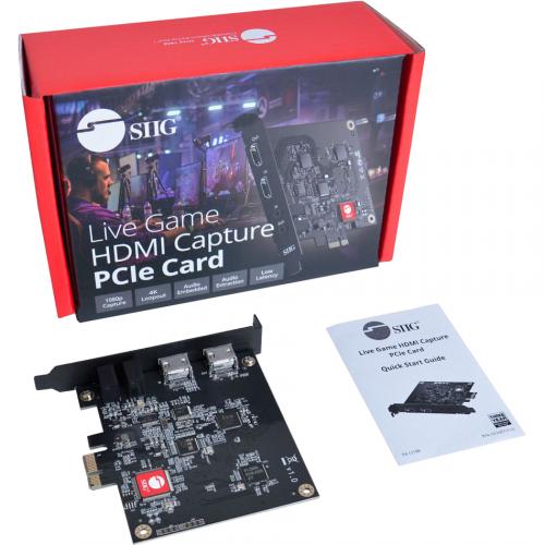 SIIG Live Game HDMI Capture PCIe Card 1080p Alternate-Image1/500