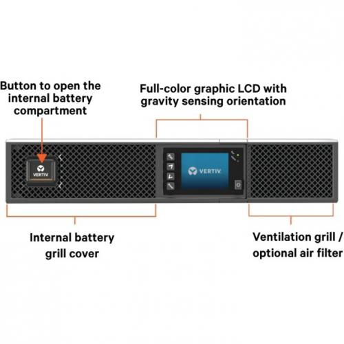 Vertiv Liebert GXT5 750VA 120V UPS With SNMP/Webcard Alternate-Image1/500