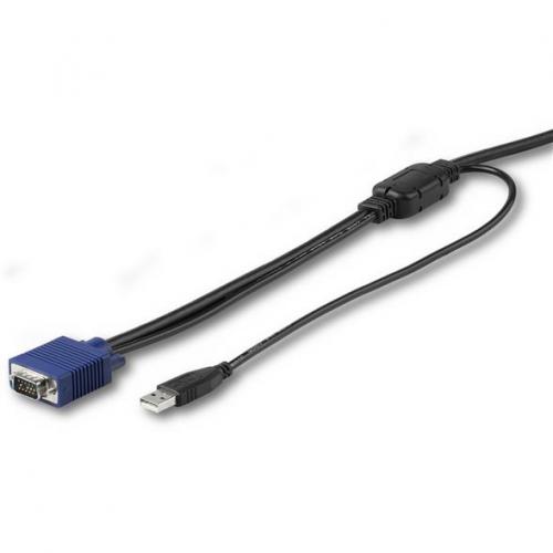 StarTech.com 15 Ft. (4.6 M) USB KVM Cable For StarTech.com Rackmount Consoles   VGA And USB KVM Console Cable (RKCONSUV15) Alternate-Image1/500