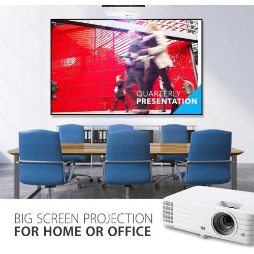 ViewSonic PG701WU 3500 Lumens WUXGA Projector With Vertical Keystone Dual 3D Ready HDMI Inputs And Low Input Latency For Home And Office Alternate-Image1/500