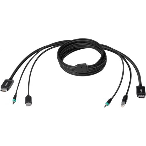 Belkin DisplayPort + USB A/B +Audio Combo Cable Alternate-Image1/500
