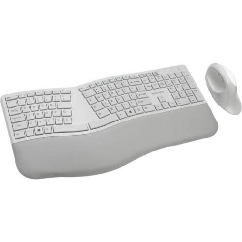 Kensington Pro Fit Ergo Wireless Keyboard And Mouse Gray Alternate-Image1/500