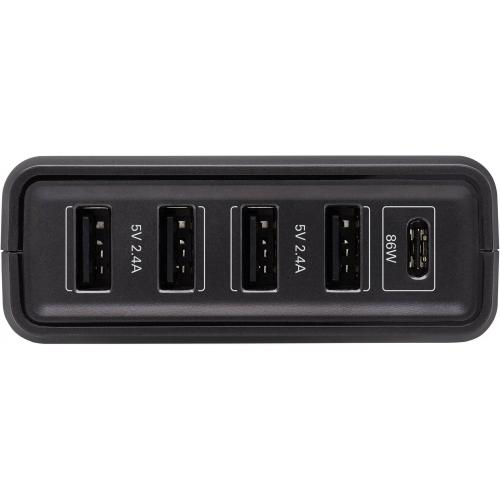 Tripp Lite By Eaton USB IF Certified Multi Device USB Charger, 110W Total, 1x USB C PD 3.0 PD Port (86W) And 4x USB A Auto Sensing Ports Alternate-Image1/500
