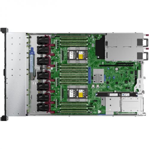 HPE ProLiant DL360 G10 1U Rack Server   1 X Intel Xeon Gold 6242 2.80 GHz   32 GB RAM   Serial ATA/600, 12Gb/s SAS Controller Alternate-Image1/500